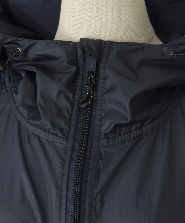 MOONBAT POLO RALPH LAUREN(ポロ ラルフローレン) ポロポニー レインコート ライトウェイト レインポンチョ  無地 フード 収納袋 レディース ネイビーブルー