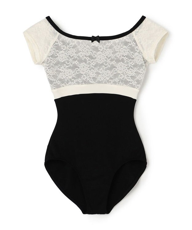 Chacott フレンチスリーブレオタード ブラック