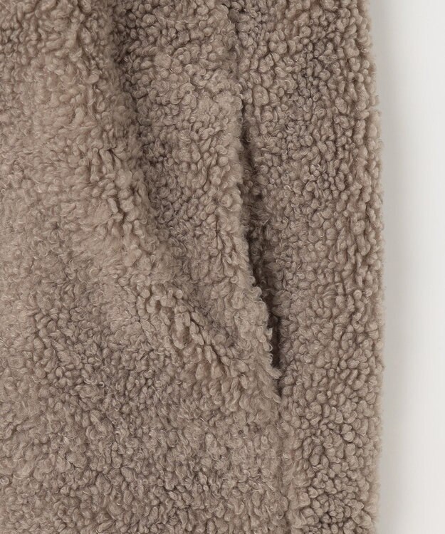 ANY L カールボアブルゾン モカ