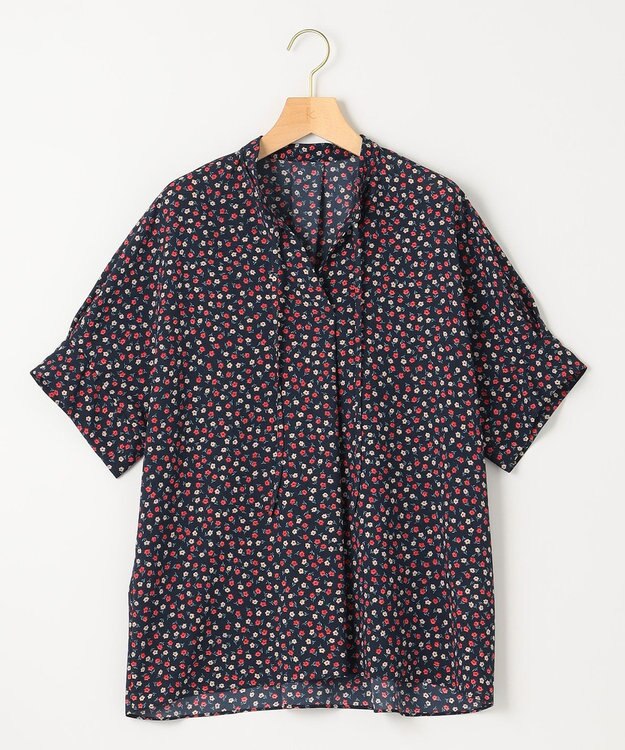 組曲 【洗える】プティフラワージョーゼットシフォン ブラウス ピンク系5