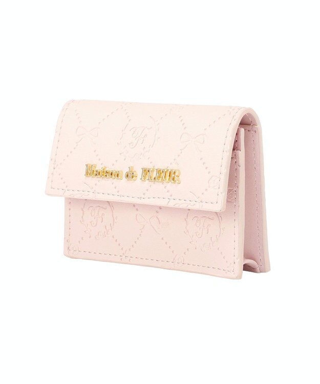 Maison de FLEUR モノグラムカードケース Pink