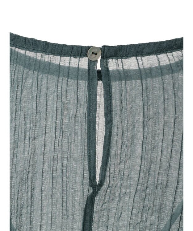 Green Parks ・ＡＮＤ　ＳＥＡＲＣＨ　シアーパワーショルダーブラウス Green