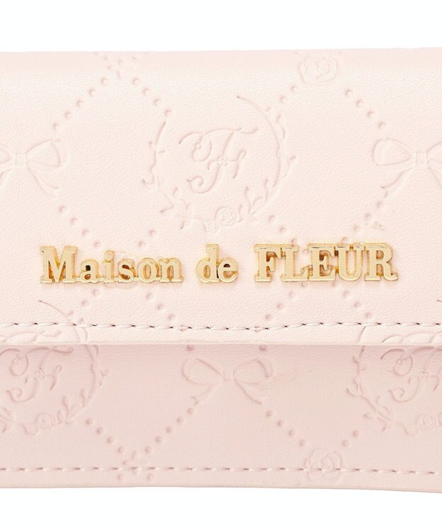 Maison de FLEUR モノグラムカードケース Pink