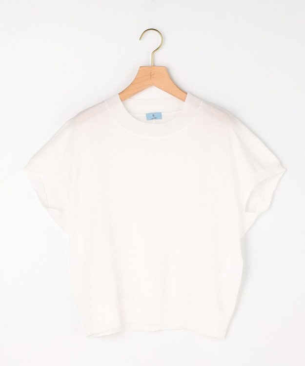 組曲 S 【先行予約】シアー ニットT ホワイト系