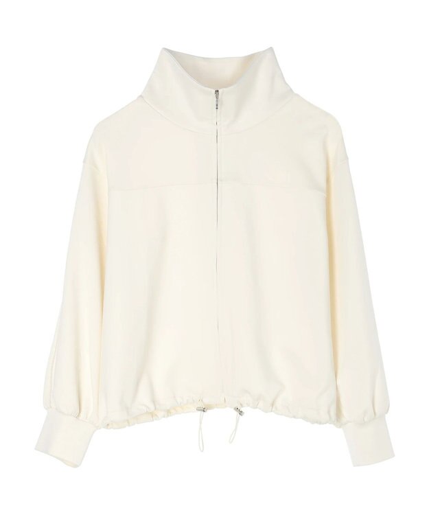 Green Parks トラックジャケット風カットカーディガン Ecru