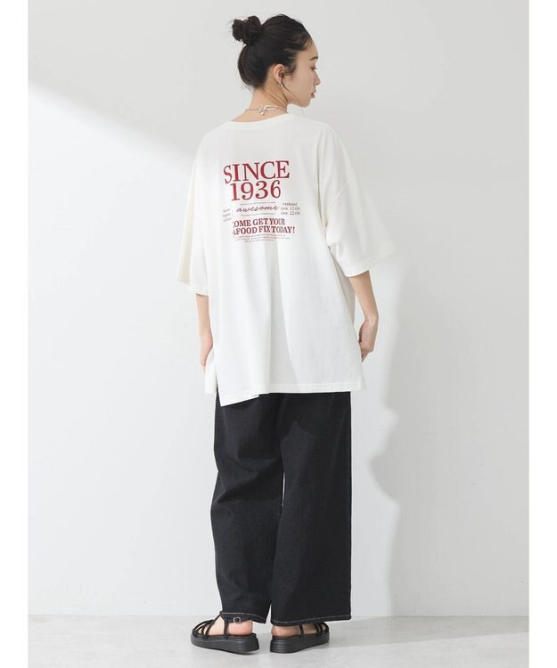 earth music&ecology ａｗｅｓｏｍｅ　ルーズＴ Off White