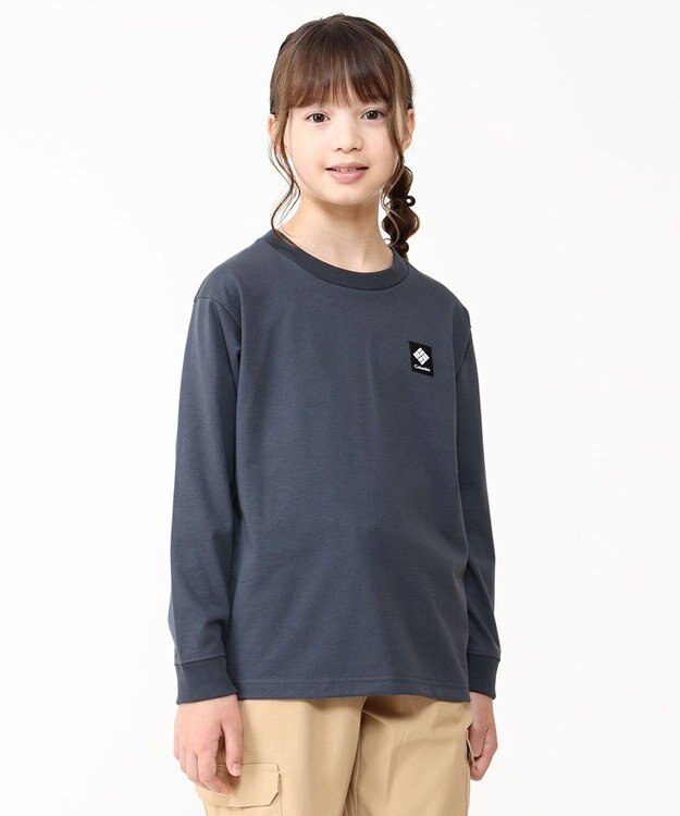 Columbia Columbia/ 【KIDS】ユースフォートモーニンググラフィックロングスリーブTシャツ /コロンビア Shark
