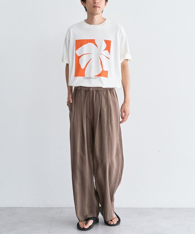 CRAFT STANDARD BOUTIQUE フラワープリントグラフィックＴシャツ A
