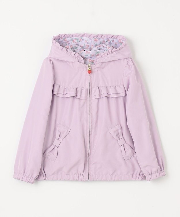 ANY KIDS 【チェリーベリーシリーズ】シャカシャカ リバーシ ブルゾン ラベンダー