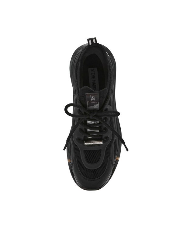 STEVE MADDEN ROCKETS スパイラルソールスニーカー ブラックブラック