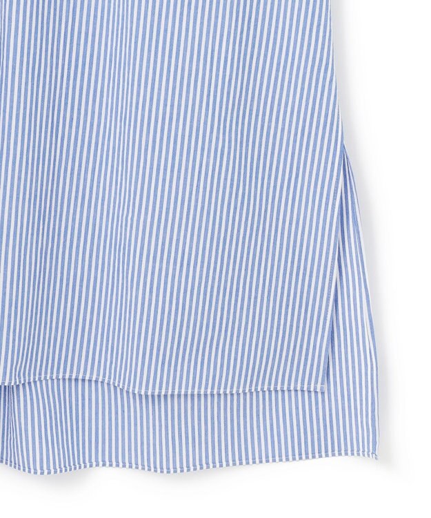 BEIGE， 【WEB限定】GILLES / シャツワンピース Blue Stripe