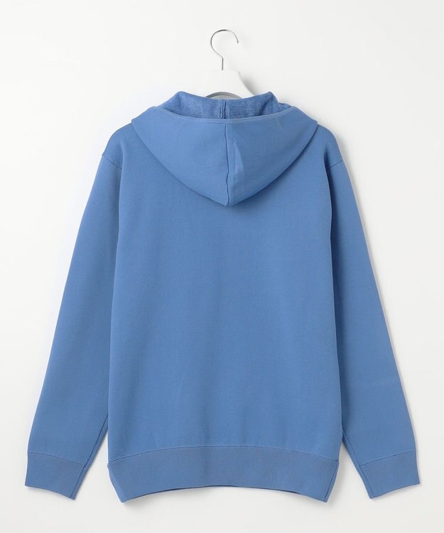 23区GOLF 【MEN】【ウォッシャブル】スヌード付き 裏モールパーカー ニット サックスブルー系