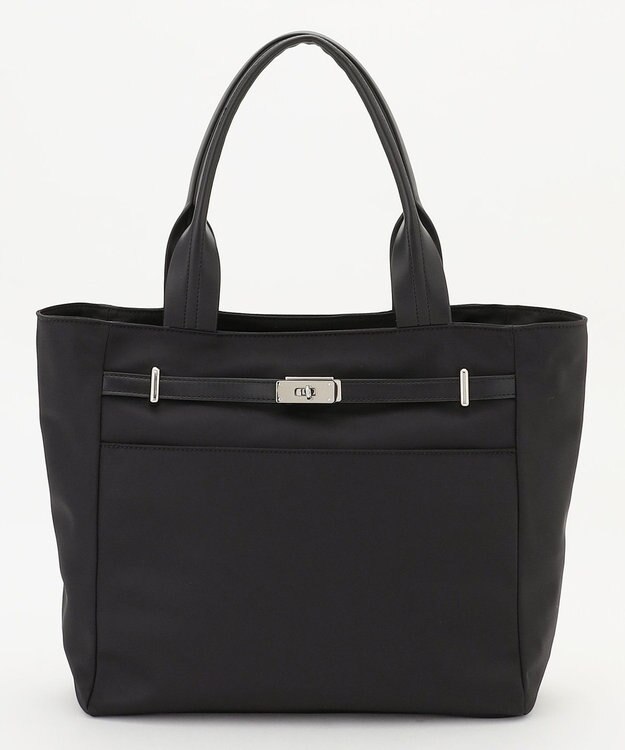 ICB 【A4サイズ収納可】ベルトバックルトート ブラック