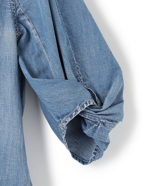 J.PRESS YORK STREET 【WOMEN】デニムワンピース ダルブルー系