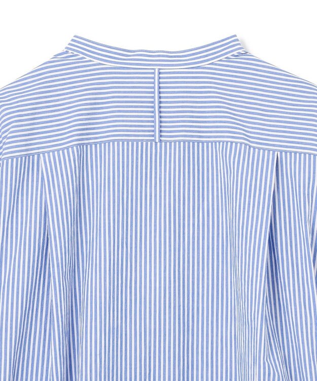BEIGE， 【WEB限定】GILLES / シャツワンピース Blue Stripe