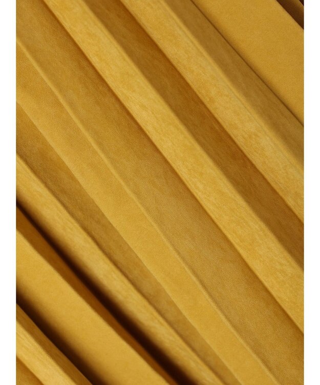 CRAFT STANDARD BOUTIQUE ピーチアコーディオンプリーツスカート Yellow