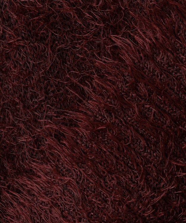 BEIGE， WERNER / ファンシーヤーンヘアリーニットプルオーバー Bordeaux