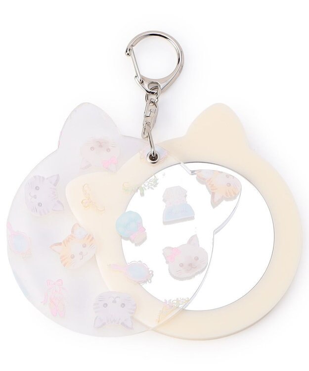 Chacott Catミラーチャーム オフホワイト