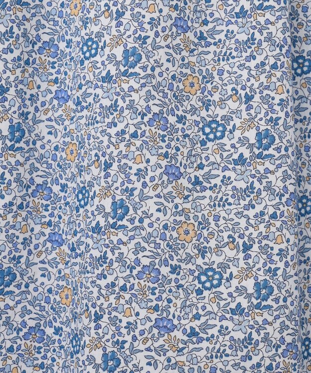 J.PRESS LADIES 【洗える】 LIBERTY Honeydew/Kate&Mil スタンドカラー ブラウス ブルー系5