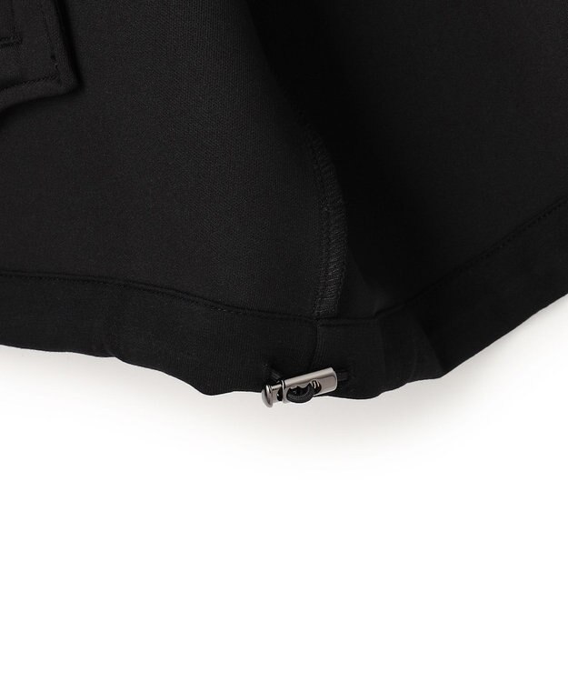 UNFILO BEAUTY FORM JERSEY スリーブレス ブルゾン ブラック