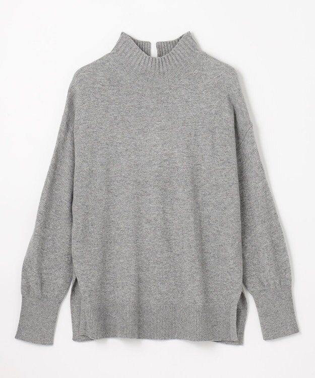 ANY 【手洗い可】イタリーヤーンウールカシミヤミックスプルオーバー グレー