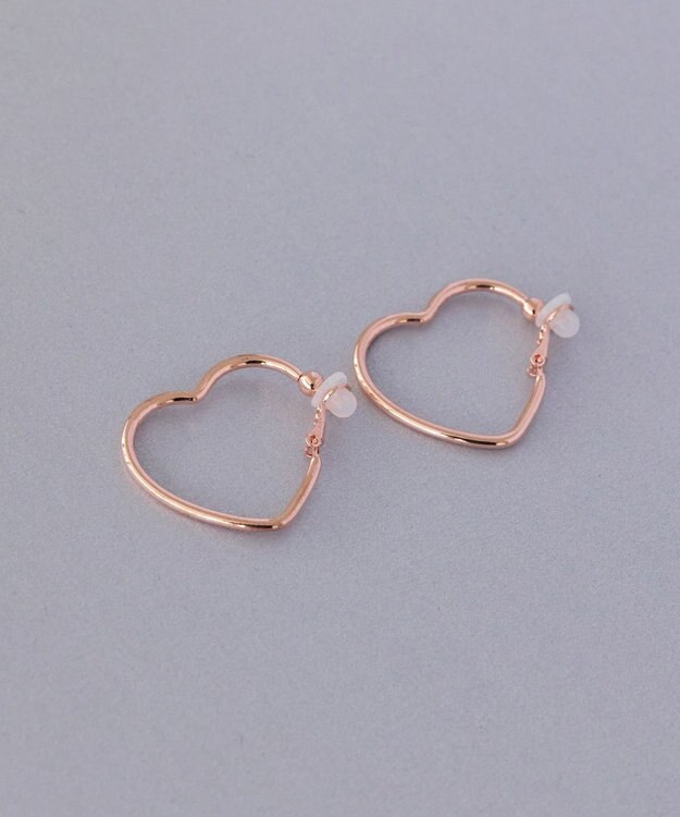 Phoebe ビックオープンハートイヤリング　ローズゴールド ローズゴールド