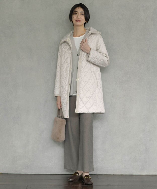 J.PRESS LADIES 【2way】エコファー バッグ ブラウン系