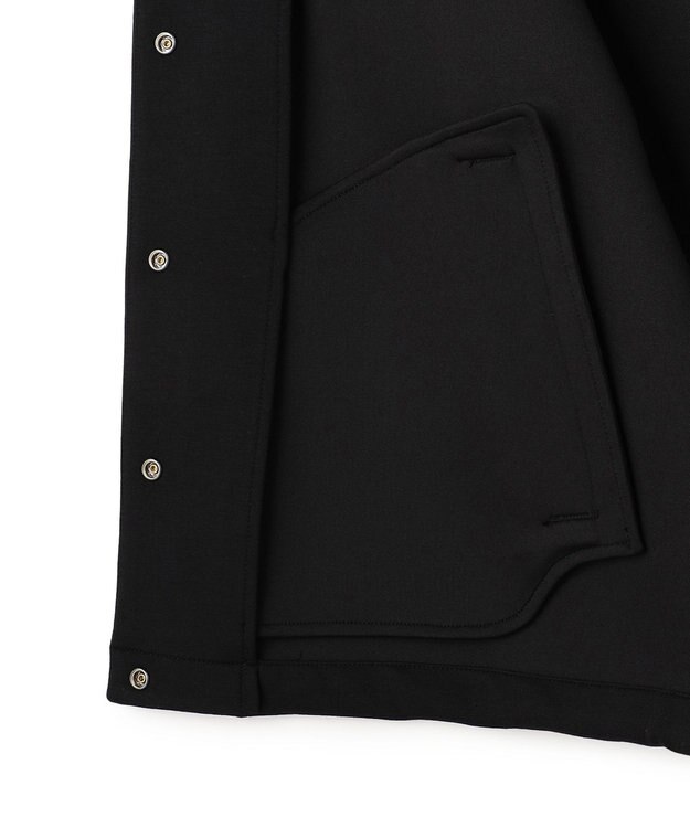 UNFILO BEAUTY FORM JERSEY スリーブレス ブルゾン ブラック