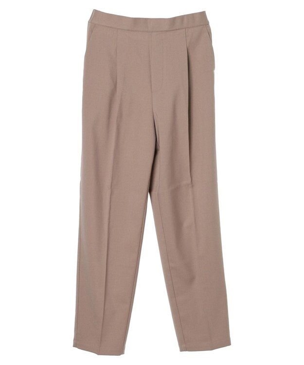 earth music&ecology 裏起毛テーパードパンツ Beige