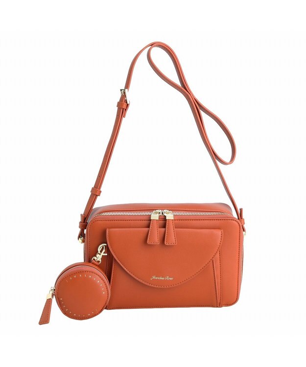ACE BAGS & LUGGAGE Jewelna Rose ヴィクシー ショルダーバッグ 16231 ジュエルナローズ オレンジブラウン