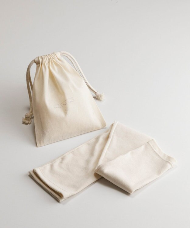 ORuKuBET 【オンワード・クローゼット限定】pure organic organic cotton arm cover / set【 UVカット・オーガニックコットン・日本製 】 アイボリー