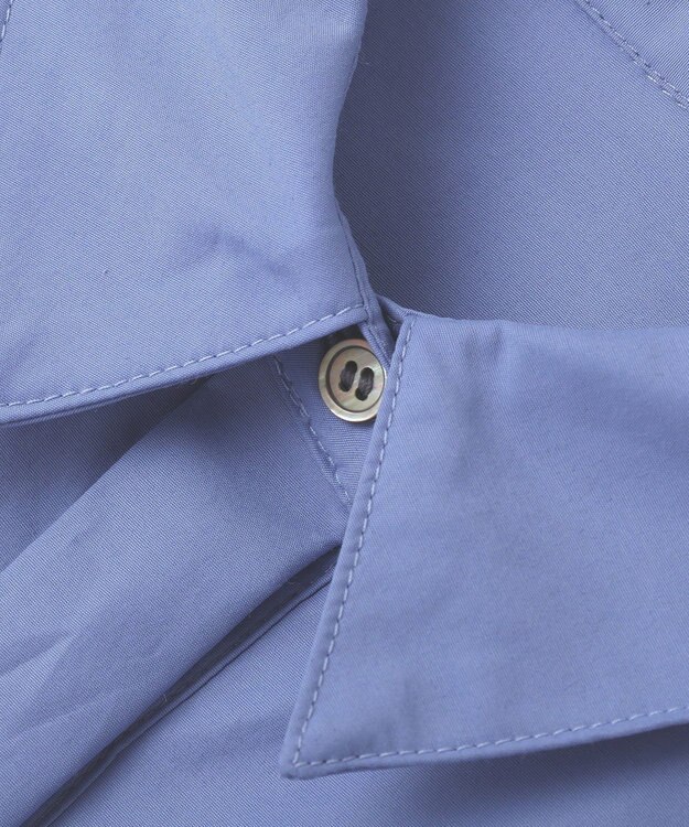 YECCA VECCA ペプラムギャザーシャツ Blue