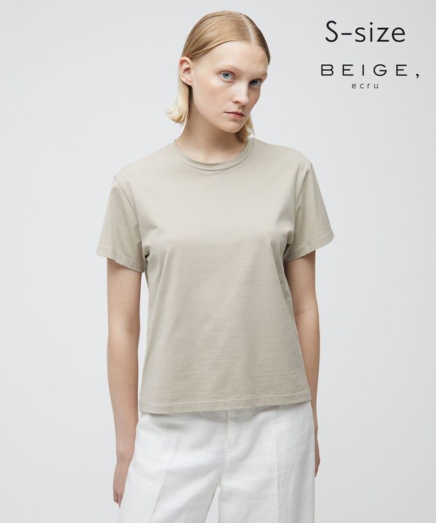 BEIGE， 【S-size】MURBERRY / カットソー Sand×White