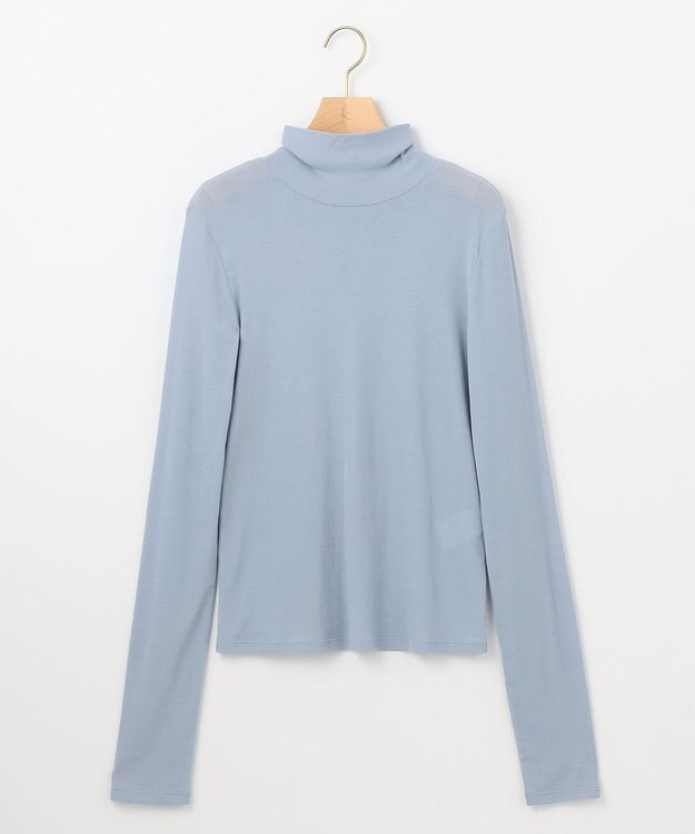 組曲 L ハイツイストシアー インナータートル ブルー系