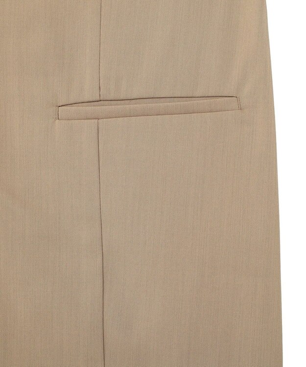 Green Parks クルーネック多釦ジレ Mocha