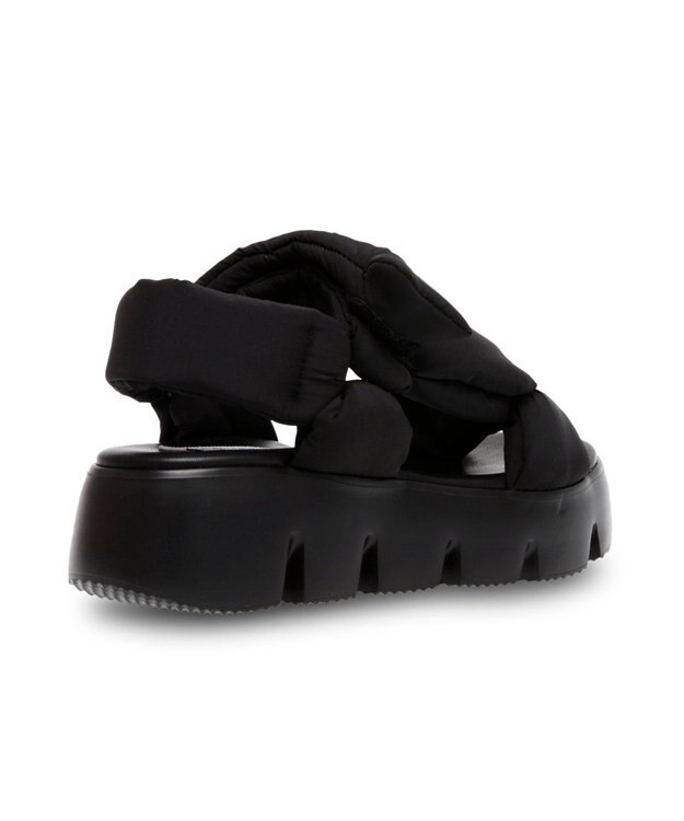STEVE MADDEN BONKERS クッションベルトサンダル ブラック