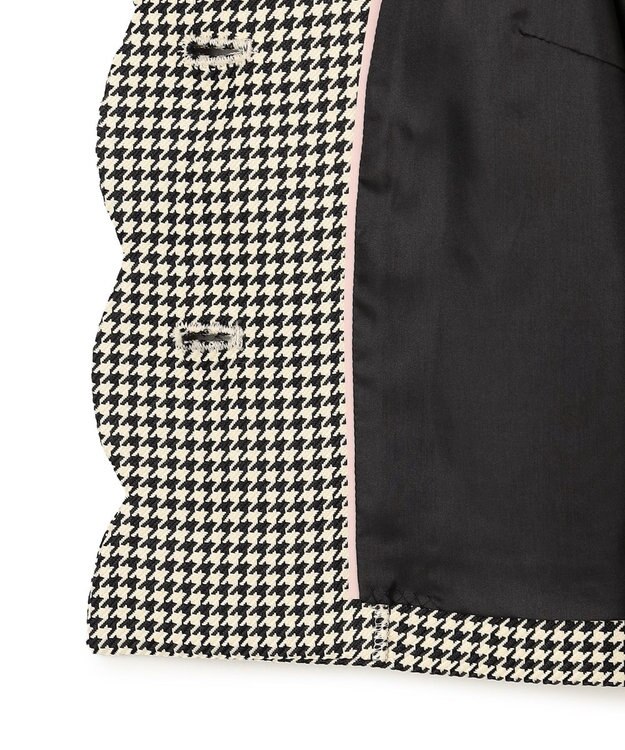 TOCCA 【百田夏菜子さん着用】【消臭】BABY SCALLOP 千鳥柄ジャケット ブラック系5