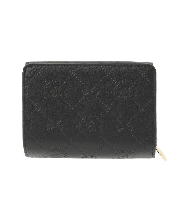 Maison de FLEUR カラーモノグラムウォレット Black