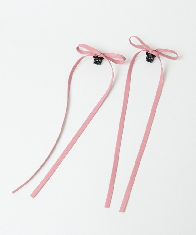 WEGO L2PPUロングリボンクリップ ライトピンク