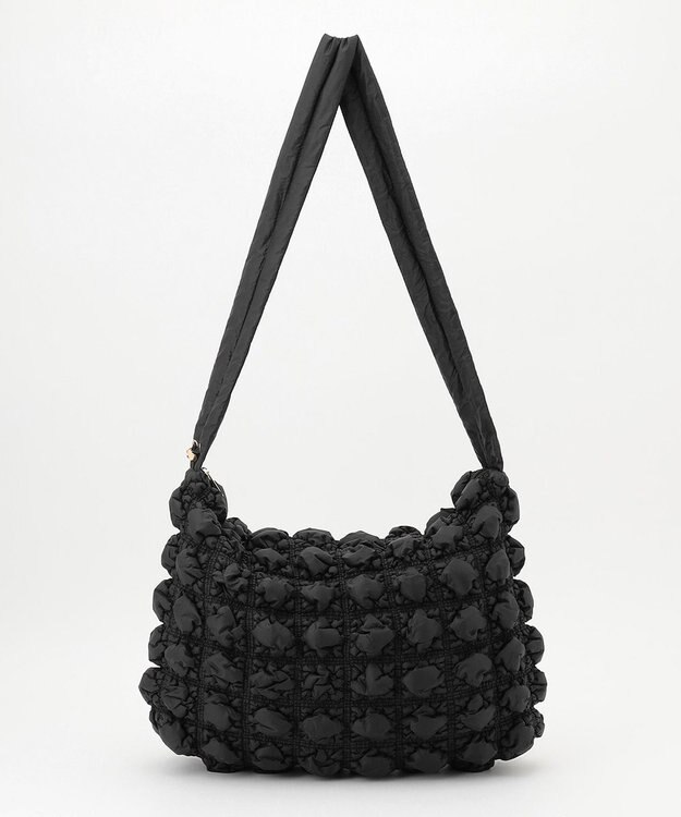 ANY SIS 【2WAY】キルティングドロストショルダー バッグ ブラック