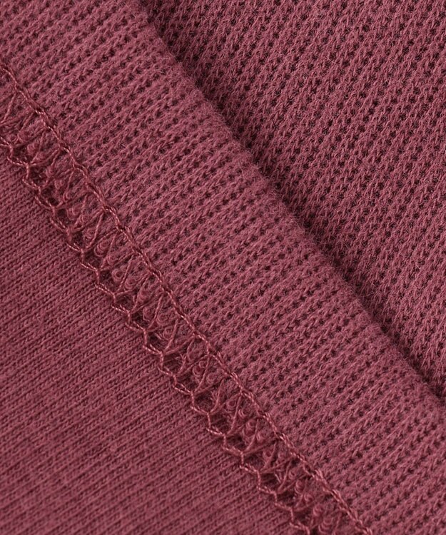 ANY KIDS スナップボタンカーディガン ボルドー