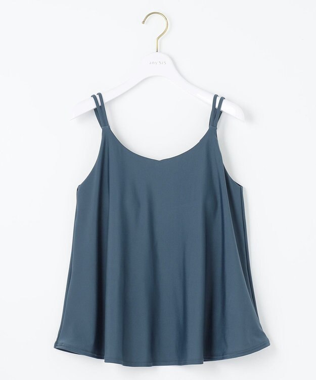 ANY SIS 【3SET】フレア スイムウェア ディープグリーン×ブラウン