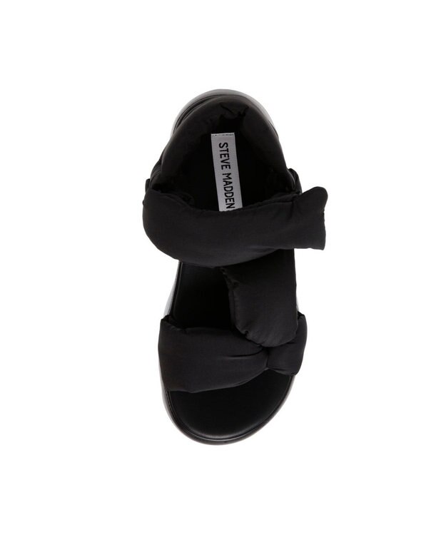 STEVE MADDEN BONKERS クッションベルトサンダル ブラック