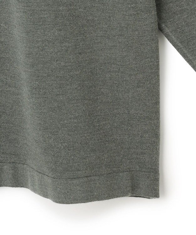 UNFILO MENS 【男女兼用】ソフトサーモ アンチピリングニット シャツ チャコール