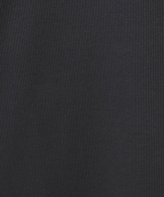 AMERICAN HOLIC 抗菌防臭リブ5分袖カットプルオーバー Charcoal Gray