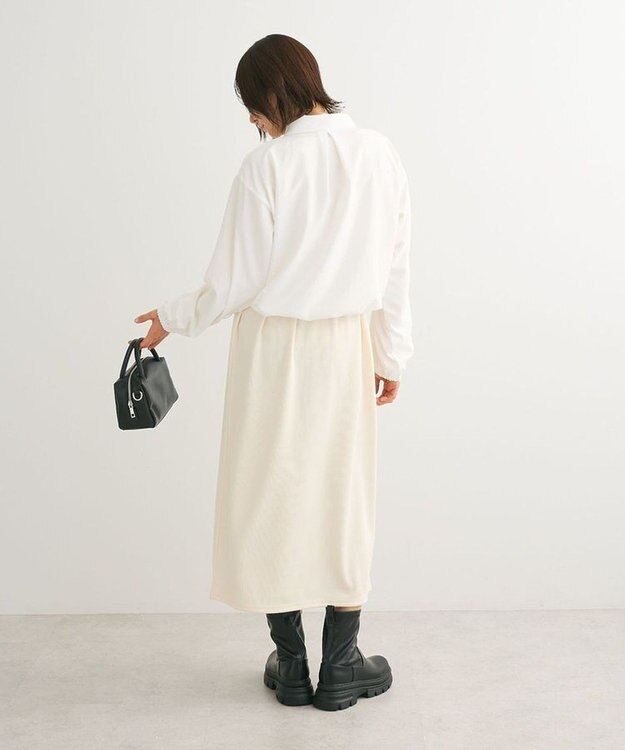 Green Parks ライトＺＩＰシャツブルゾン Off White