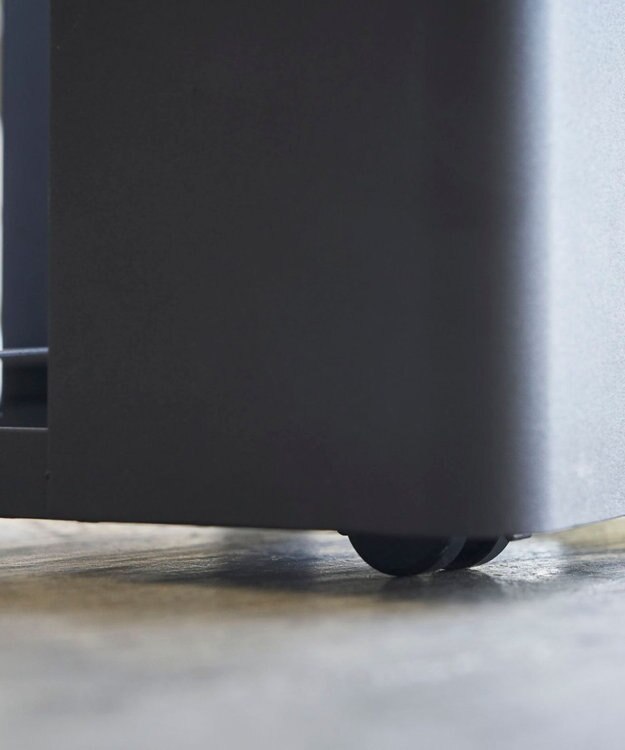 tower キャスター付きニューズラック タワー  ブラック ブラック