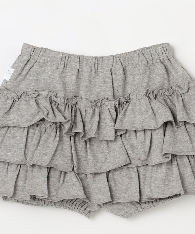 組曲 KIDS 【90㎝】フリルブルマー グレー