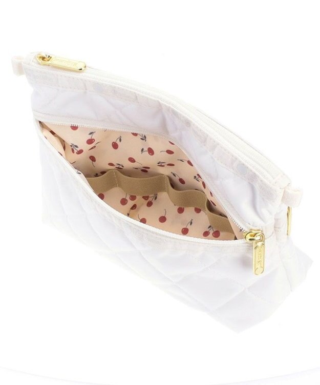 LeSportsac PERFECT COSME POUCH/ピュアホワイトキルト ピュアホワイトキルト