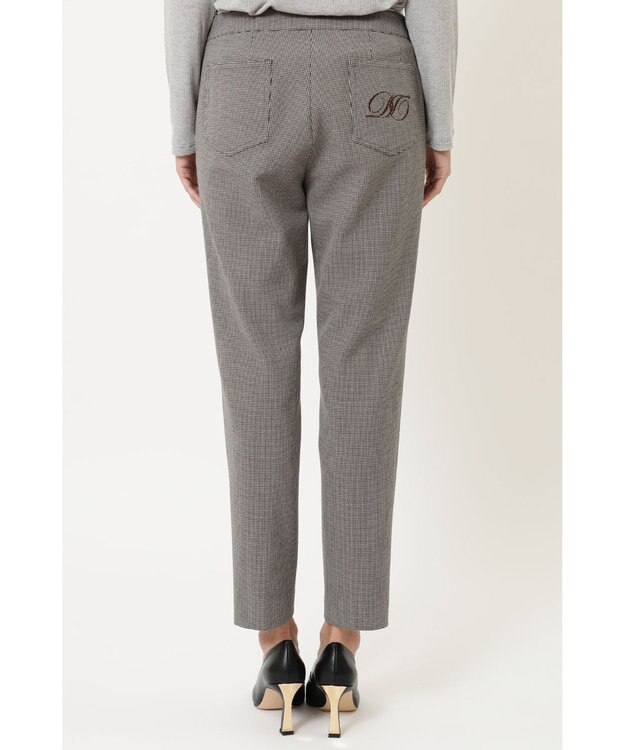 DAKS 裏起毛テーパードパンツ ブラウン